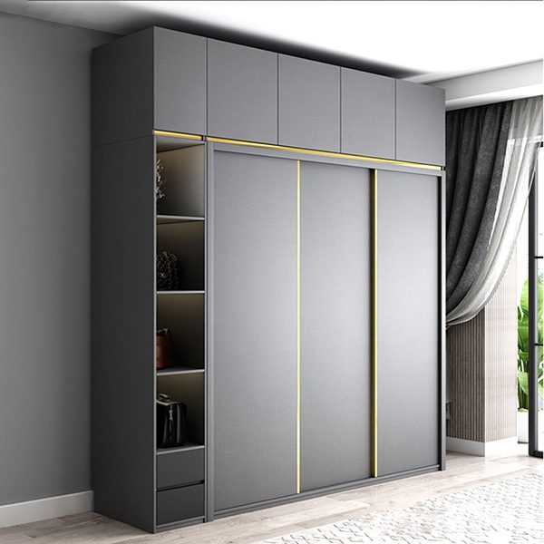 Tủ quần áo vân gỗ hiện đại WA29608