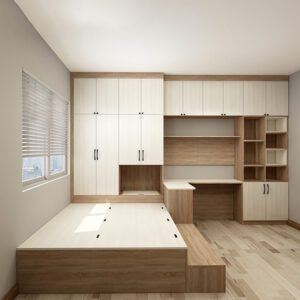 Tủ quần áo cánh trượt tiết kiệm không gian WA29646