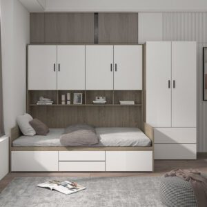 Tủ quần áo đa năng tích hợp bàn làm việc WA29634