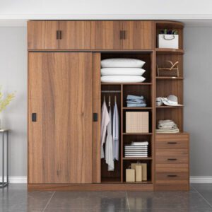 Tủ quần áo đa năng tích hợp bàn làm việc WA29634