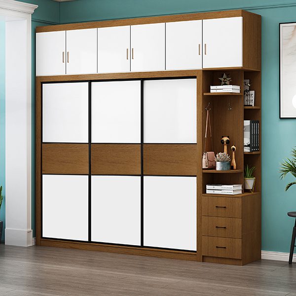 Tủ quần áo vân gỗ hiện đại WA29608