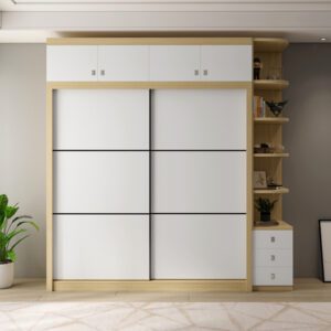 Tủ đựng quần áo họa tiết sọc WA29656