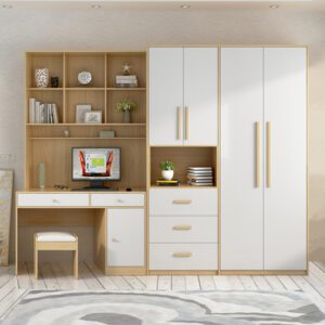 Tủ Quần Áo Cánh Lùa Hiện Đại Màu Trắng Tinh Tế - WA29642