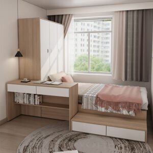 Giường ngủ liền tủ đa năng tối ưu không gian - WA29614