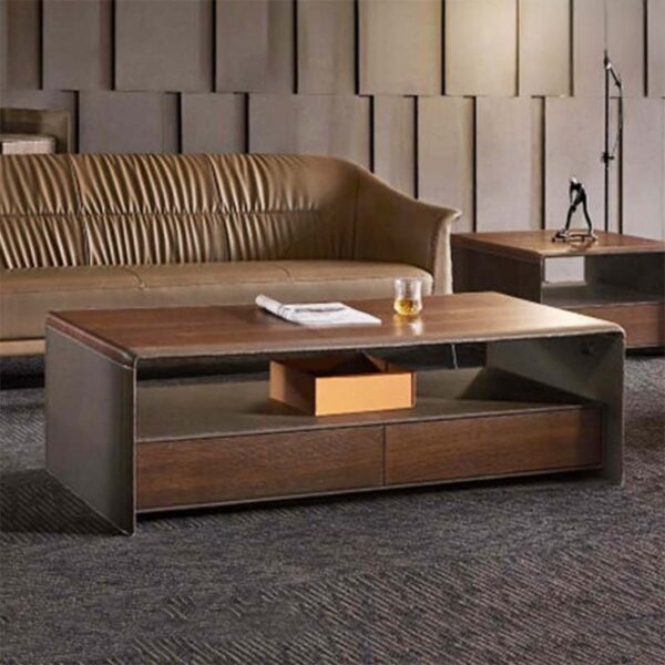 Bàn Trà Gỗ MDF Veneer Châu Âu GT29802