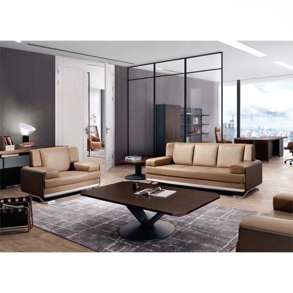 Bàn Trà Hiện Đại GT29832 Khung Thép Gỗ Veneer