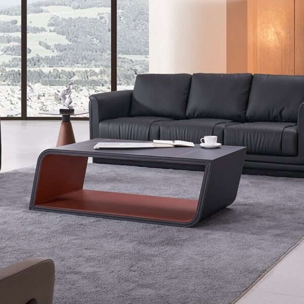 Bàn trà gỗ MDF veneer thời trang Nội thất Sài Gòn GT29827