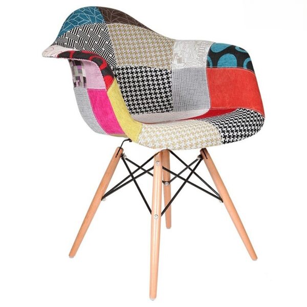 Ghế cà phê Eames Thổ cẩm phong cách GC29960
