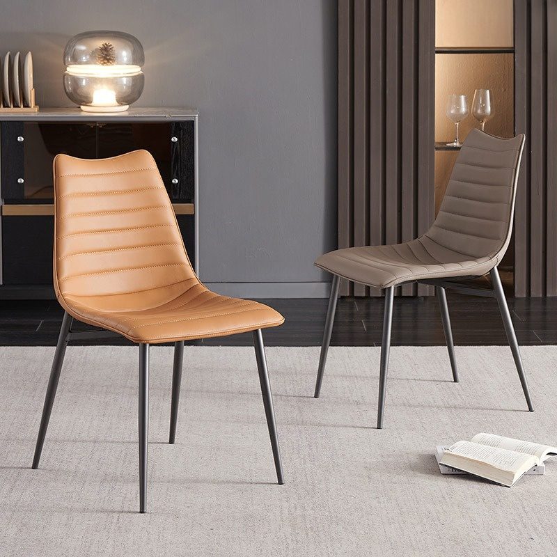 Ghế Cafe Da Cao Cấp, Chân Sắt Sơn Tĩnh Điện GC30069