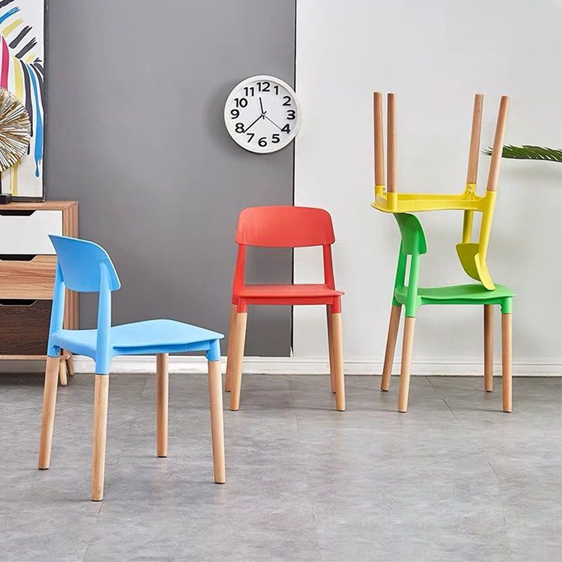 Ghế cà phê GC30121 - Nhựa cao cấp, đa sắc màu (Đen, Đỏ, Trắng, Vàng, Xanh)