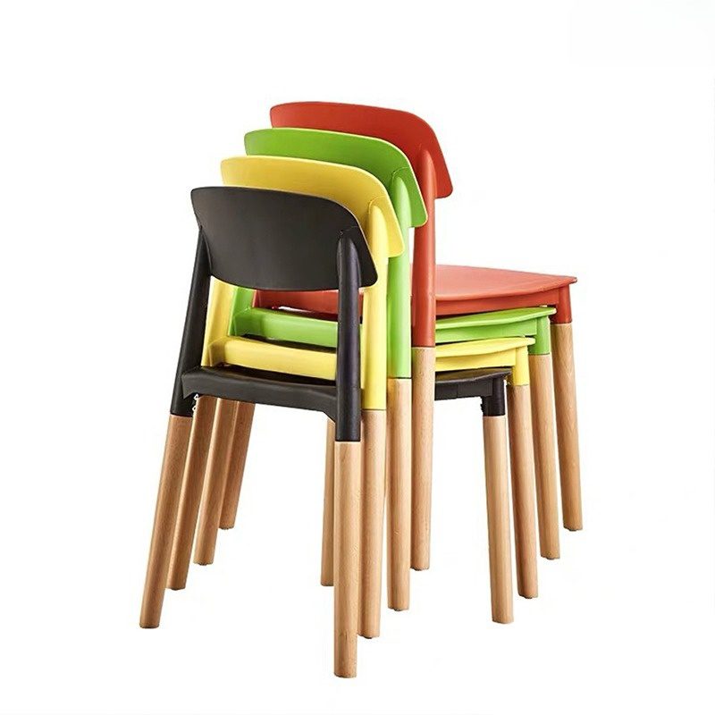 Ghế cà phê GC30121 - Nhựa cao cấp, đa sắc màu (Đen, Đỏ, Trắng, Vàng, Xanh)