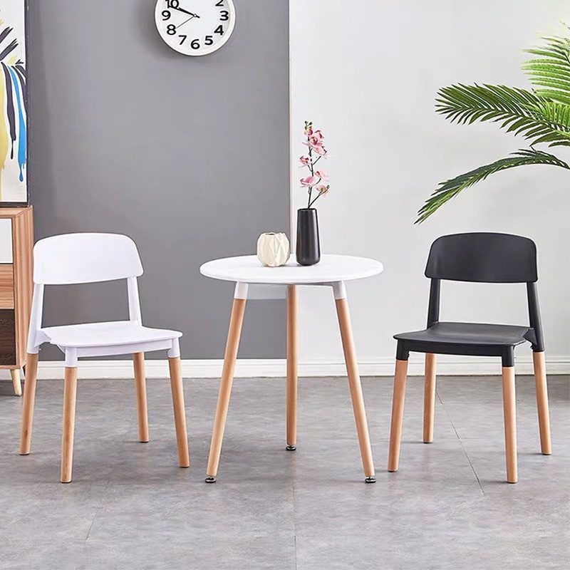 Ghế cà phê GC30121 - Nhựa cao cấp, đa sắc màu (Đen, Đỏ, Trắng, Vàng, Xanh)