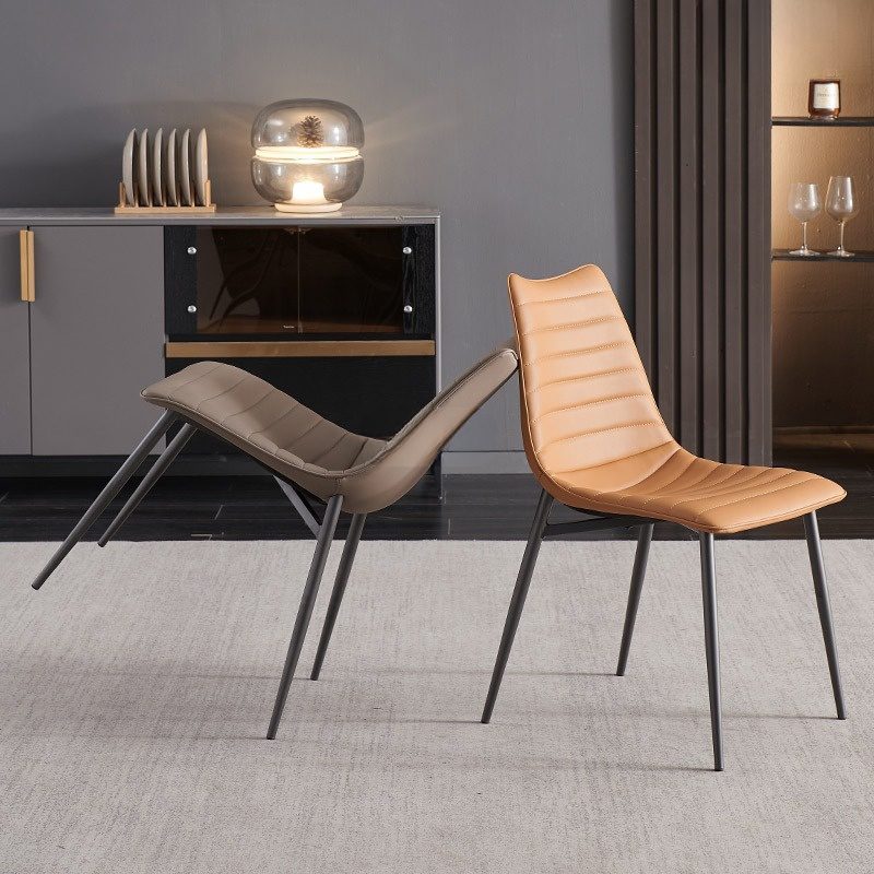 Ghế Cafe Da Cao Cấp, Chân Sắt Sơn Tĩnh Điện GC30069