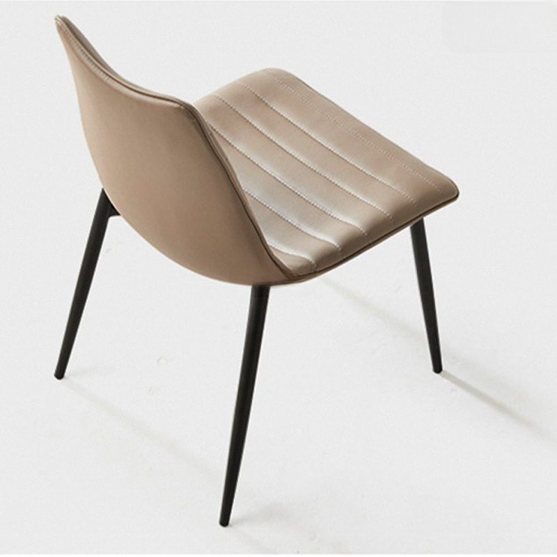 Ghế Cafe Da Cao Cấp, Chân Sắt Sơn Tĩnh Điện GC30069