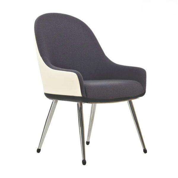 Ghế chờ khung thép mạ crom bọc nỉ nhung WS30905