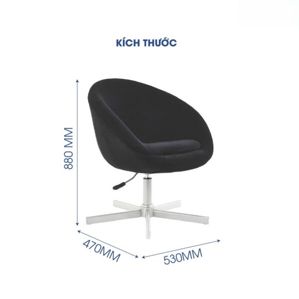 Ghế xoay chờ văn phòng hiện đại ANETO WS30990
