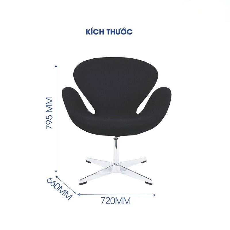 Ghế phòng chờ hiện đại bọc nỉ WS30963