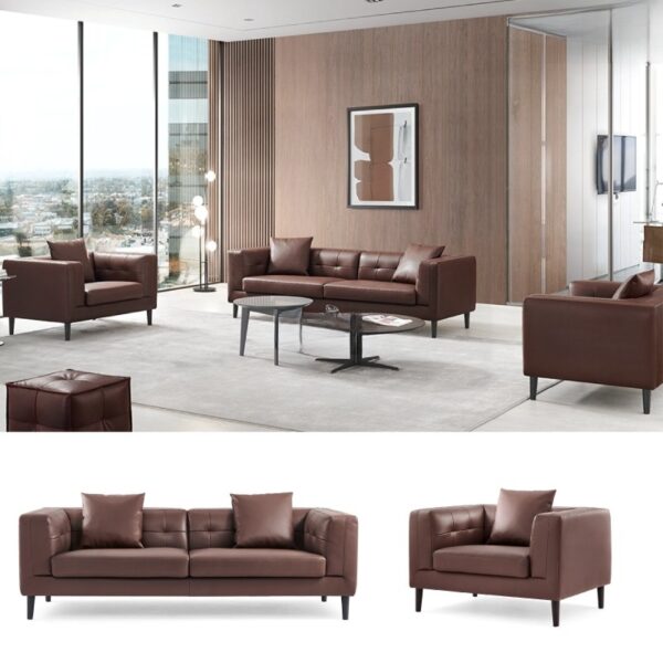 Sofa da đôi cao cấp SD31523