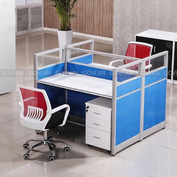 Vách ngăn gỗ kính cao cấp OP32004