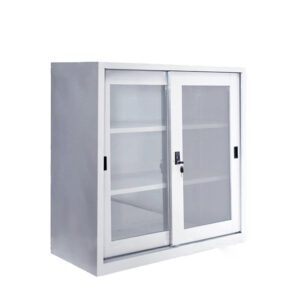 Tủ Hồ Sơ Thép 3 Cánh Kính Đa Năng TS32069