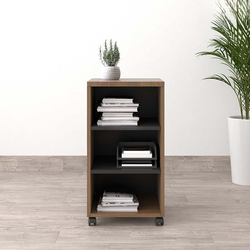 Tủ Di Động Gỗ Tối Hiện Đại TW32820 Tủ Tài Liệu Di Động TP11-NĐ