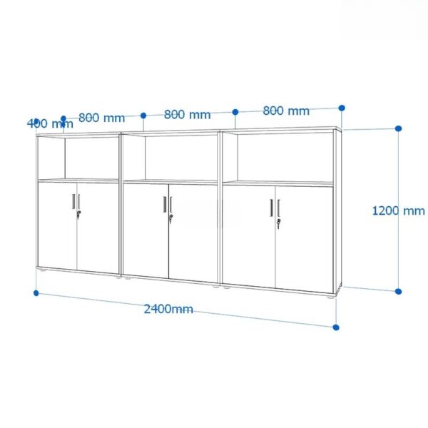 Tủ tài liệu văn phòng đa năng Nội thất Sài Gòn TW32795