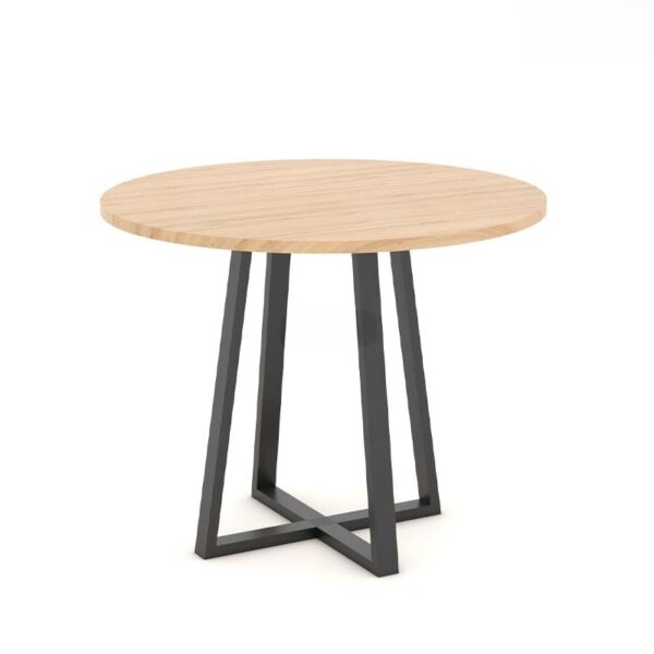 Bàn tròn chân sắt ANETO WK33504