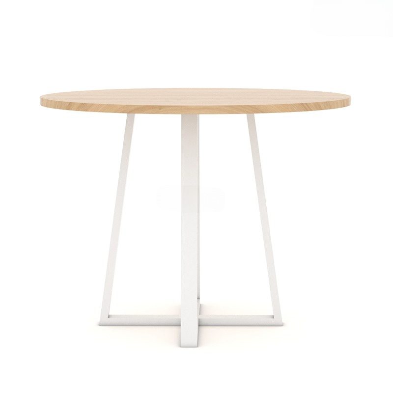 Bàn tròn chân sắt hiện đại ANETO WK33499 Bàn tròn chân sắt ANETO WK33499 từ góc nhìn khác