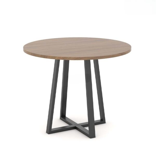 Bàn tròn chân sắt ANETO WK33504