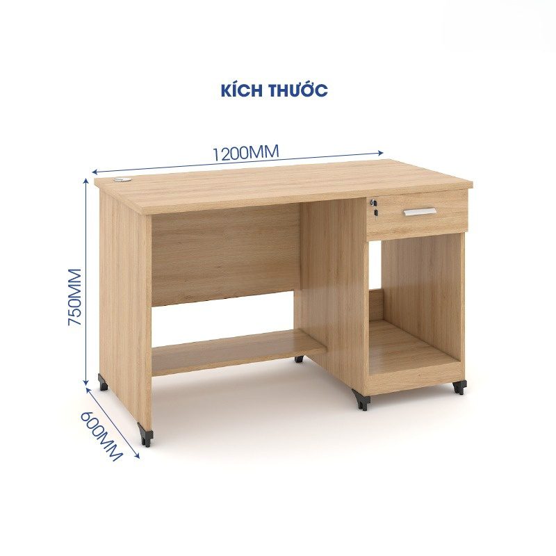 Bàn làm việc văn phòng 1m2 ANETO WK33584 Bàn Làm Việc Văn Phòng 1m2 ANETO WK33584