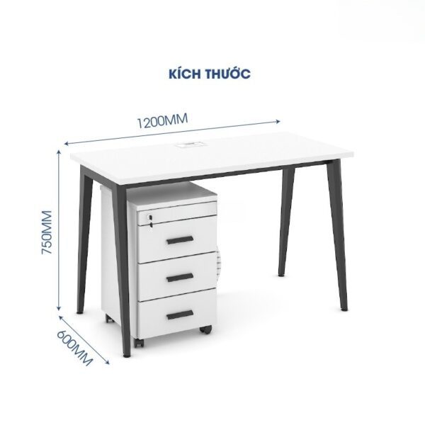 Bàn Làm Việc Văn Phòng 1m2 WK33683