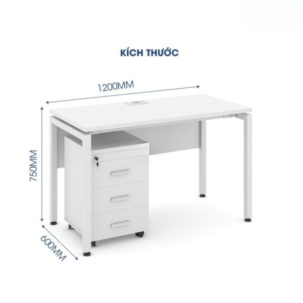 Bàn làm việc hiện đại 1m2 WK33788