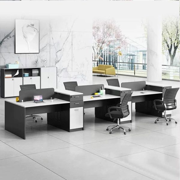 Cụm bàn làm việc 6 người ANETO WC34392 Cụm bàn làm việc 6 người ANETO WC34392