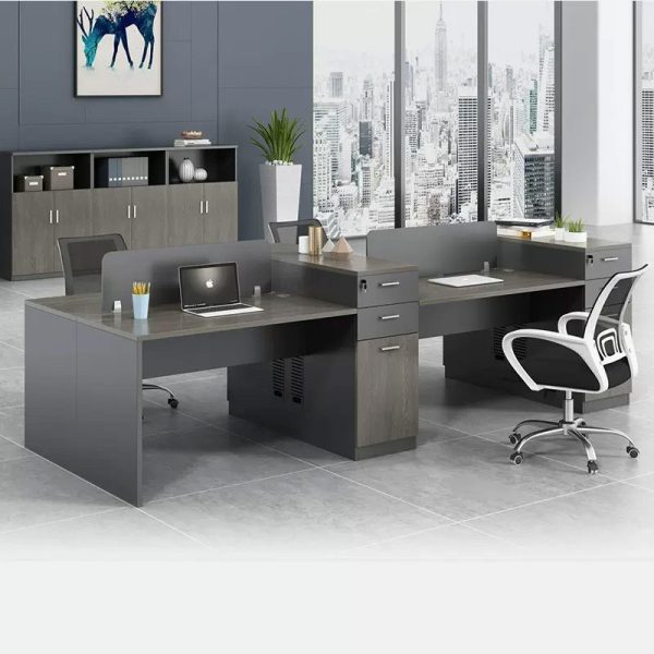 Cụm bàn làm việc 6 người ANETO WC34392 Cụm bàn làm việc 6 người ANETO WC34392