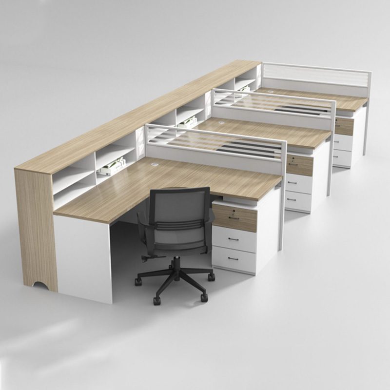 Cụm Bàn Làm Việc Hiện Đại Cho 3 Người W334911