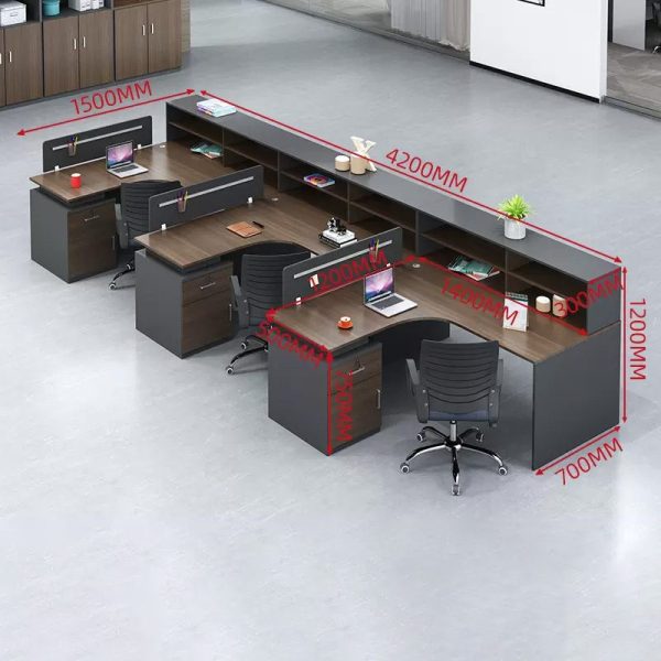 Cụm bàn làm việc nhóm 3 người ANETO WC34570 Cụm bàn làm việc nhóm 3 người ANETO WC34570