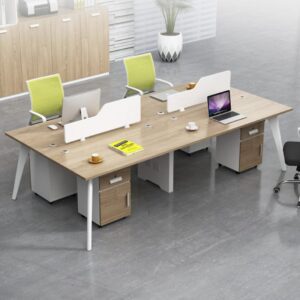 Cụm bàn làm việc 4 người cao cấp W434788