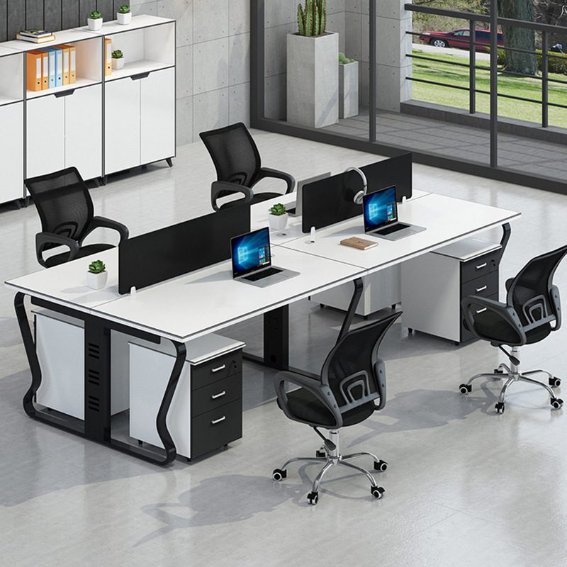 Cụm Bàn Làm Việc 4 Người 2m4 W434896