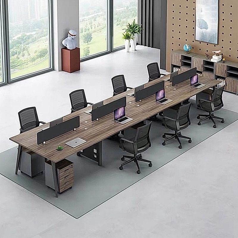 Cụm bàn làm việc Cao Cấp 8 Người 4m8 ANETO W834665 Cụm bàn làm việc Cao Cấp 8 Người 4m8 ANETO W834665