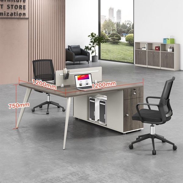 Cụm bàn làm việc 2 người 1m2 ANETO WC34633 Cụm bàn làm việc 2 người 1m2 ANETO WC34633