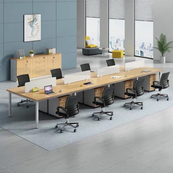 Cụm Bàn Làm Việc 8 Người Hiện Đại W834681