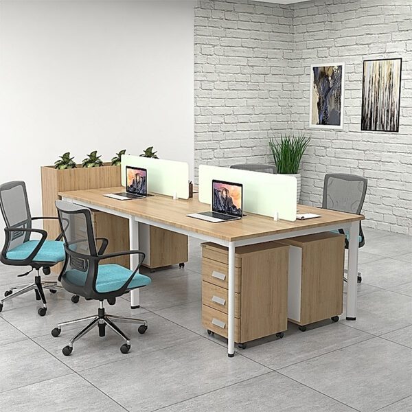 Cụm bàn làm việc 2m4 cho 4 người - W434769