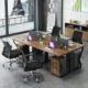 Cụm bàn làm việc nhóm 4 người 2m4 W434839