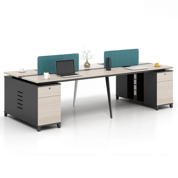 Cụm bàn làm việc 4 người cao cấp W434788