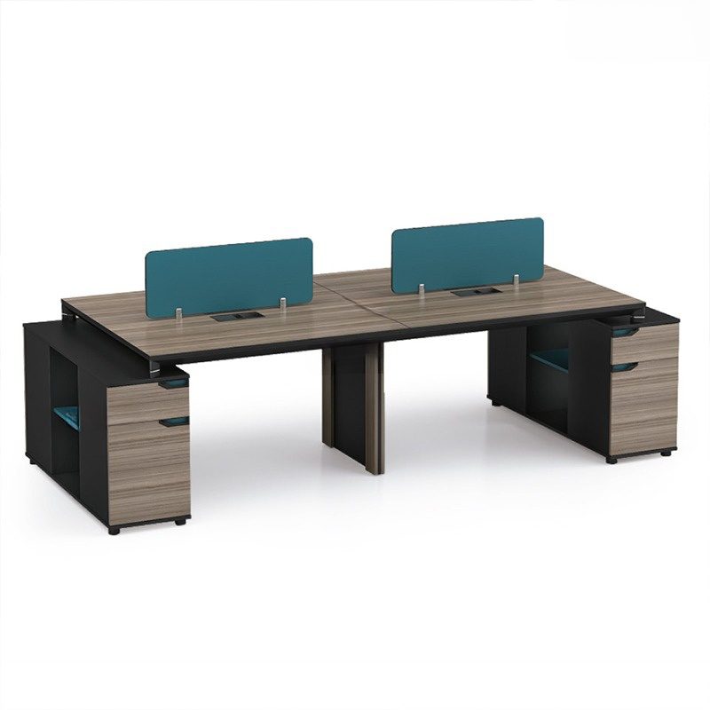 Module Bàn Làm Việc 4 Người hiện đại W434775 Góc nhìn toàn cảnh Module Bàn Làm Việc 4 Người Hiện Đại W434775