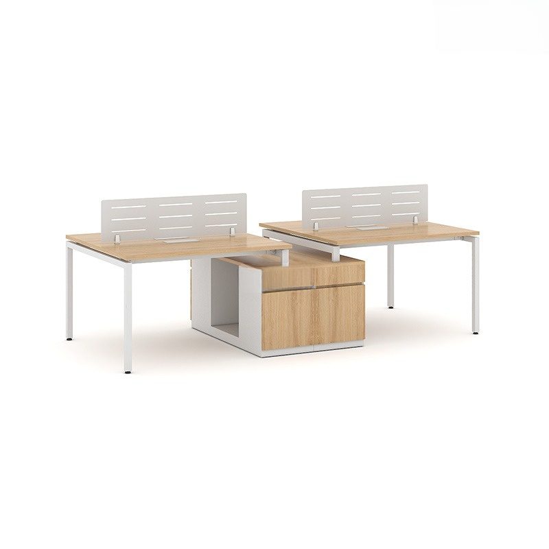 Cụm bàn làm việc 4 người hiện đại 2m8 W434853 Cụm bàn làm việc 4 người hiện đại 2m8 W434853