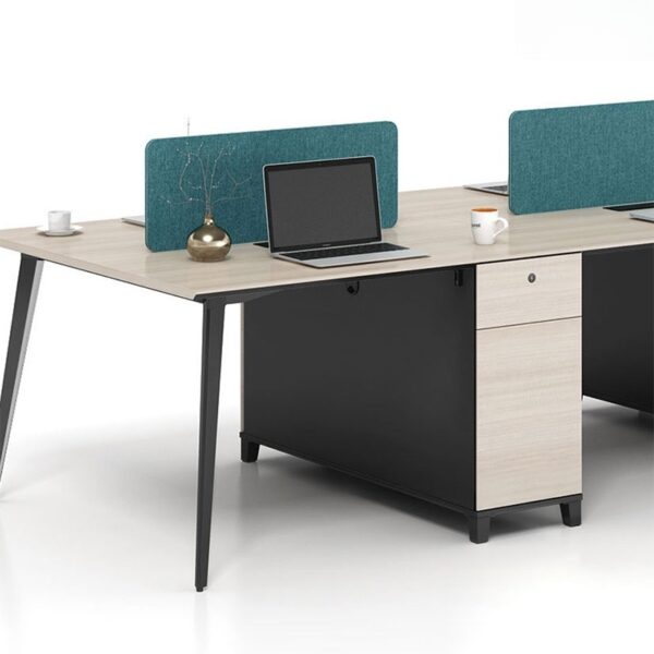 Cụm Bàn Làm Việc Hiện Đại 4 Người 2m4 W434793