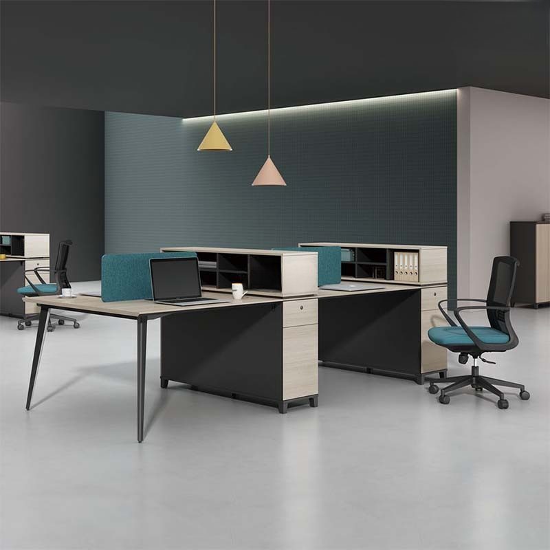 ALT image: Cụm bàn làm việc 2 người W234940 - Thiết kế hiện đại - ANETO