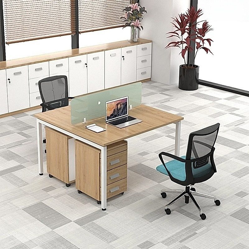 Cụm bàn làm việc 2 người hiện đại W235037 Chi tiết cụm bàn W235037