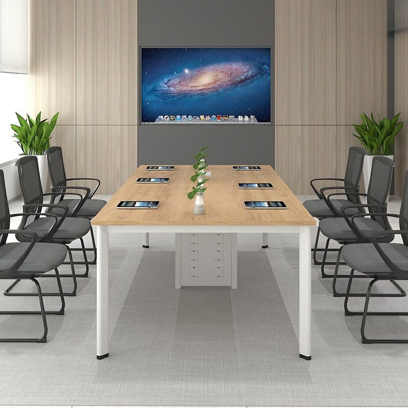 Bàn họp cao cấp 2m4 MT35213 Bàn họp cao cấp 2m4 MT35213 - Không gian phòng họp hoàn chỉnh